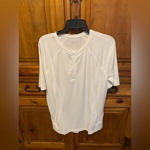 Athleta Fitted Tee Bright White size  large tall